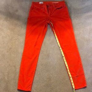 Gap Orange Corduroy Legging Jeans